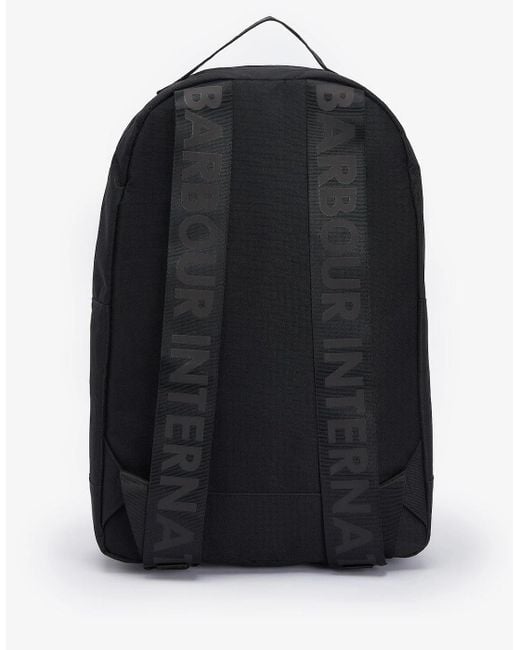 Barbour Black Knockhill Essential Backpack Adults Backpack