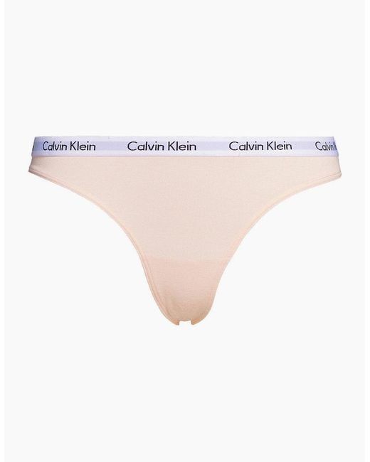 Calvin Klein Natural Modern Cotton Thong, Nymphs Thigh