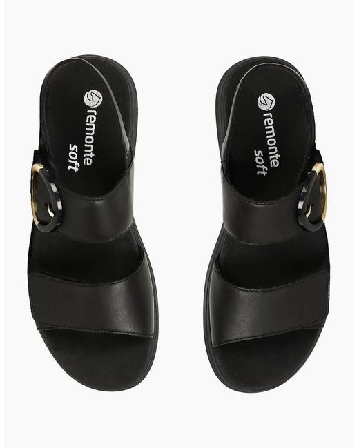 Remonte Black Emmie Sandals