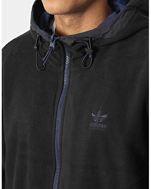 Adidas Blue Originals Lock Up Reversible Jacket for men