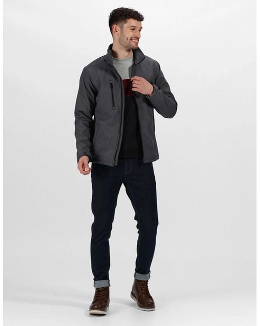 Regatta Blue Professional 3 Layer Soft Shell Jacket for men