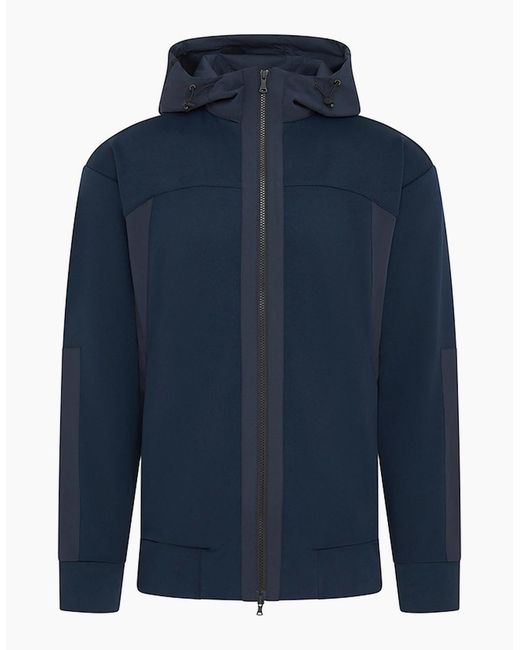 Paul & Shark Blue Typhoon Re4X4 Supersoft Fleece Full-Zip Jacket