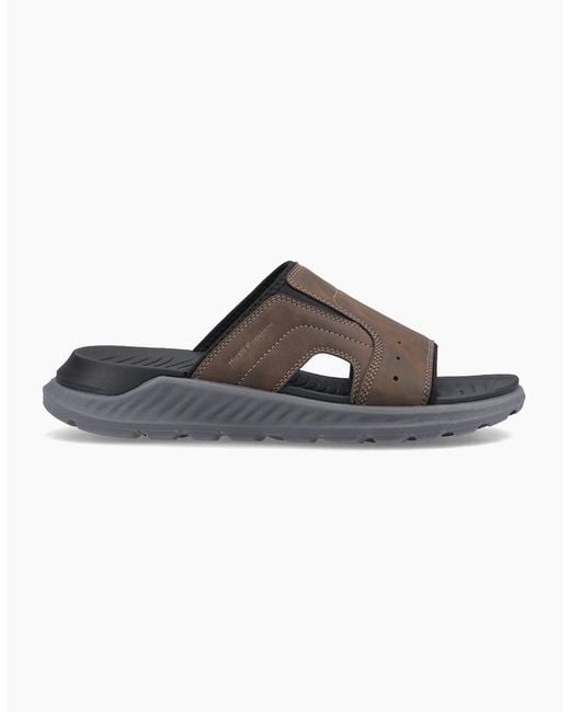 Hush Puppies Brown Lewis Sandal Mules Sandals for men