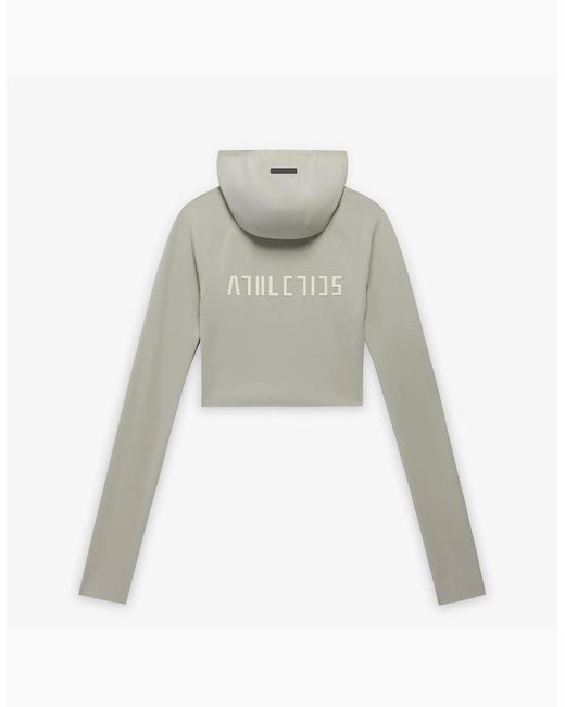Adidas White Ath Crop