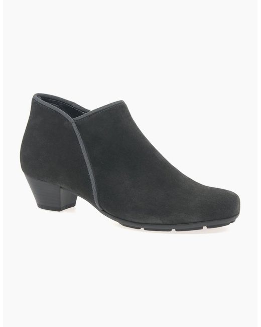 Gabor Black Trudy Ankle Boots