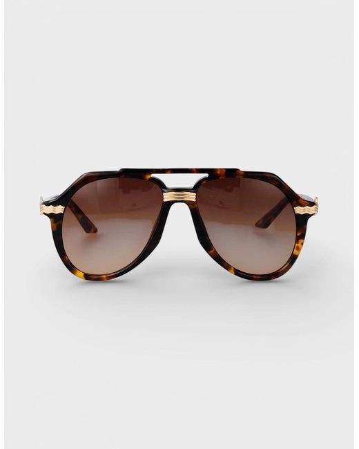 Casablanca Brown Rajio Sunglasses