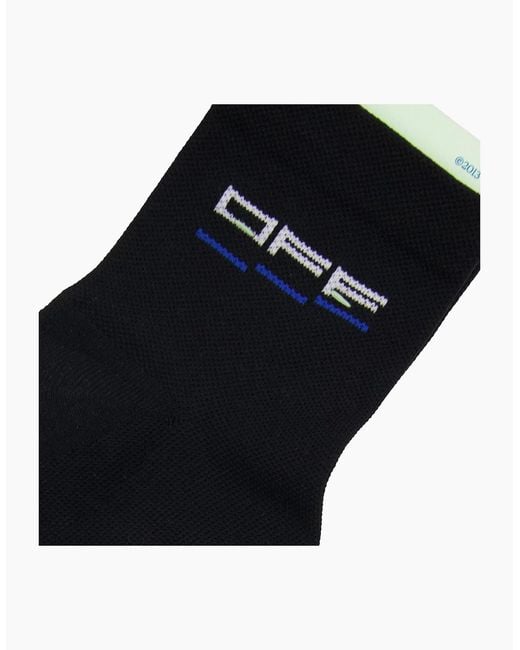 Off-White c/o Virgil Abloh Black Off Steps Off Logo Low Socks for men