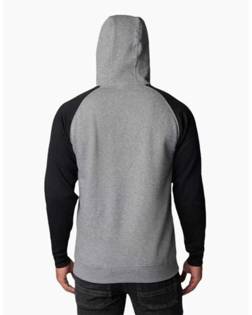 Columbia Gray Hart Mountain Ii Hoodies Regular Cotton Pullover Hooded Jumpers for men