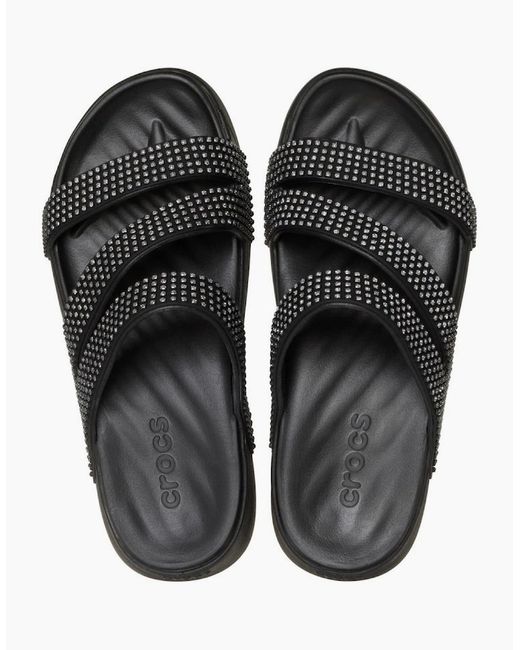 CROCSTM Black Getaway Strappy Eva Sandals