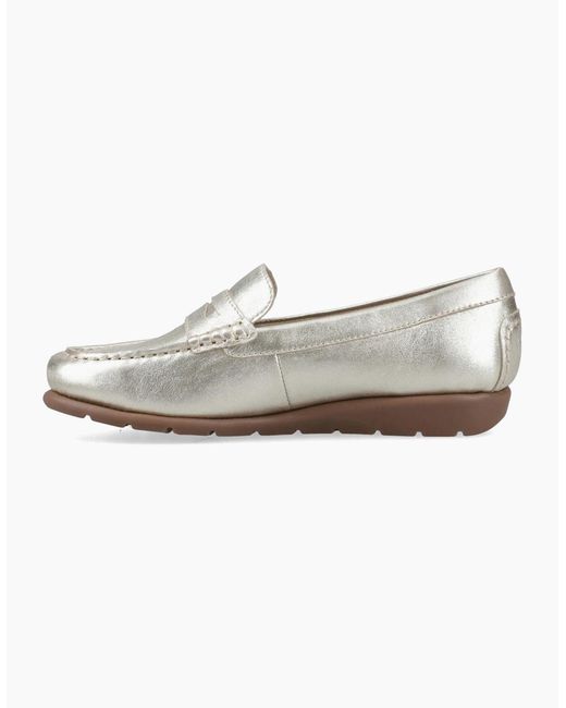 Hush Puppies White Shelby Loafer Shoes