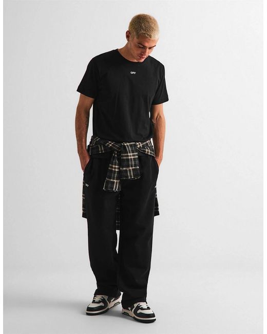 Off-White c/o Virgil Abloh Black Slim Fit T Shirt for men