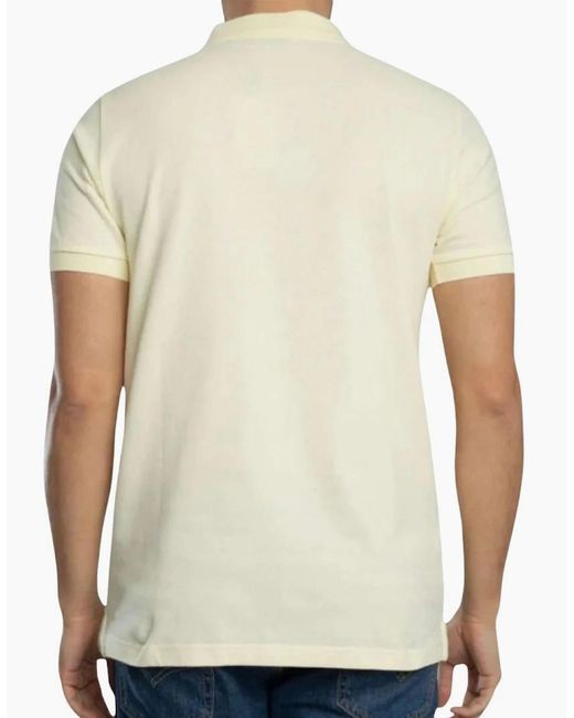 Ellesse White Muccia Light Polo for men
