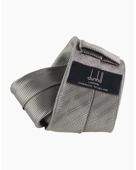 Dunhill Gray Tie for men