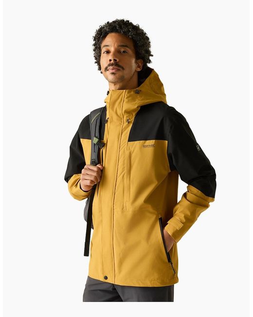 Regatta Yellow Freesdale Waterproof Jacket for men