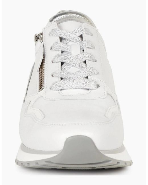 Gabor White Hollywell Trainers