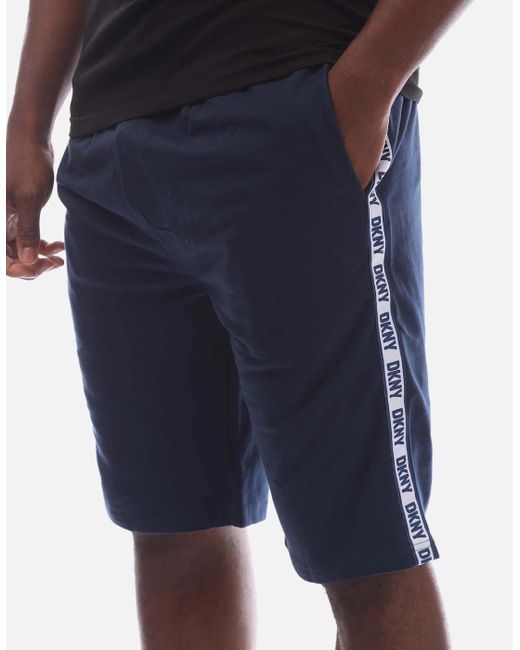 DKNY Blue Sea Dogs Lounge Shorts for men