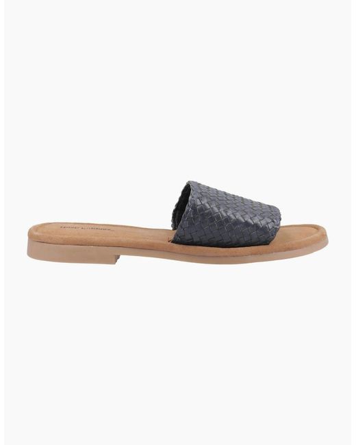 Hush Puppies Blue Hetty Wide Fit Sandals