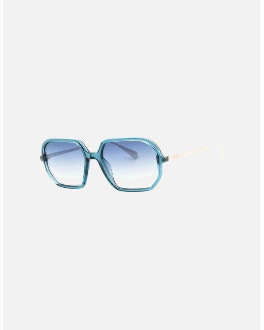 MAX&Co. Blue Shiny Frame Gradient Sunglasses