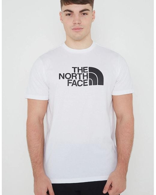 The North Face White Easy Tee Short Sleeve T-Shirt for men