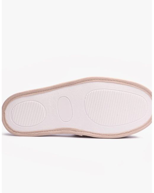 Gant Brown Crest Mule Slippers Putty