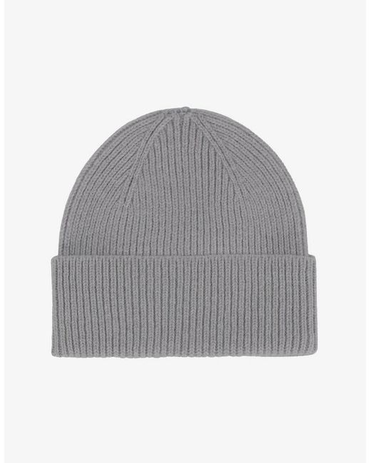COLORFUL STANDARD Gray Merino Wool Beanie for men
