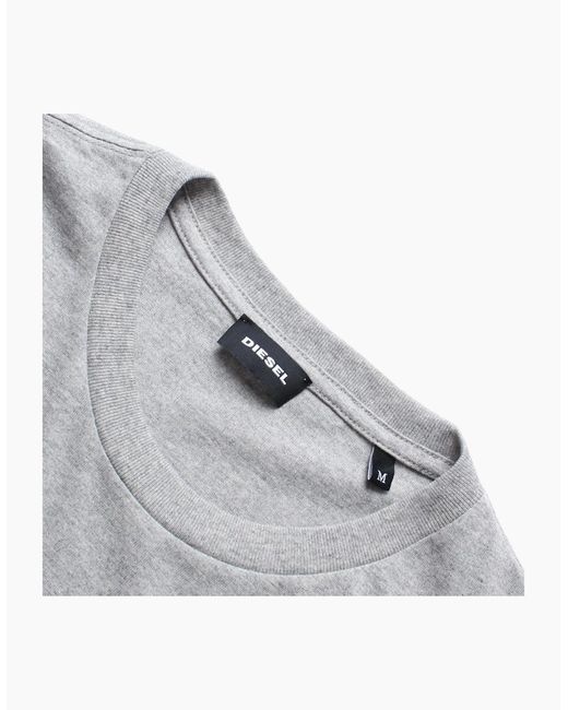 DIESEL Gray T Just W1 T Shirts for men