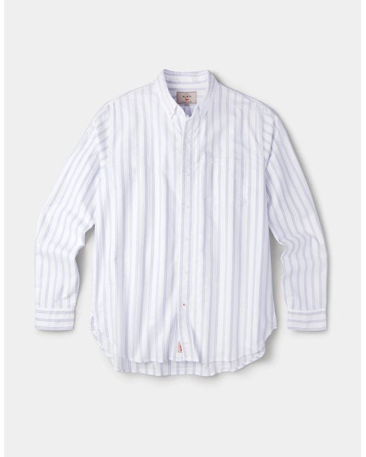 aubi Purple Aldridge Oxford Button Down Shirt for men