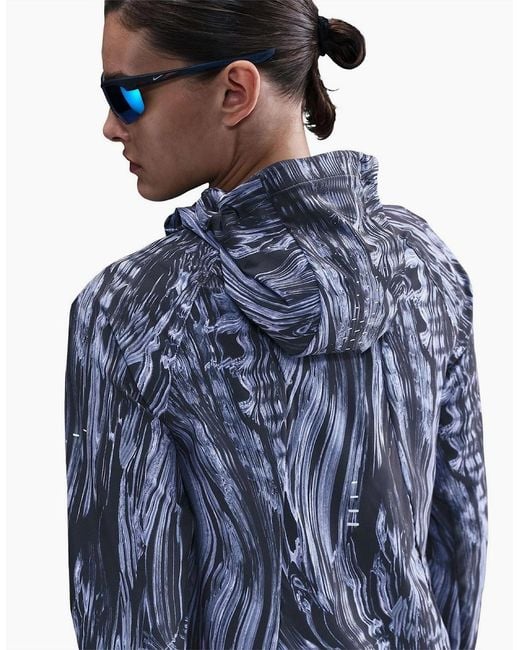 Nike Blue Swift Uv Running Jacket