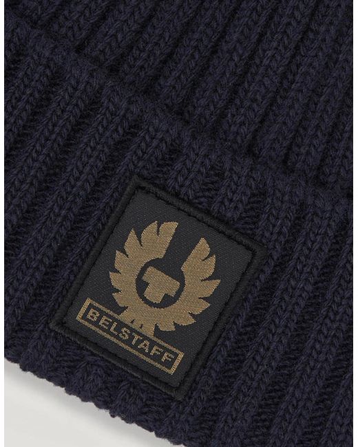 Belstaff Blue Watch Beanie Hat