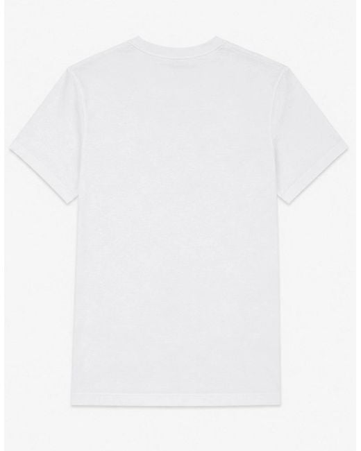 Nike White Embroidered Logo Swoosh T Shirt for men