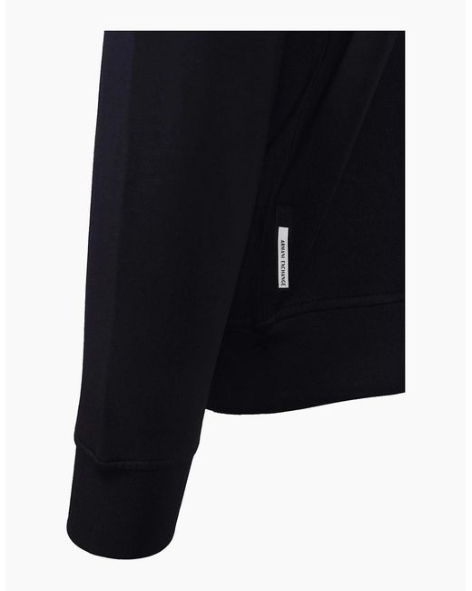 ARMANI EXCHANGE Blue Full Zip Sweatshirt Deep for men