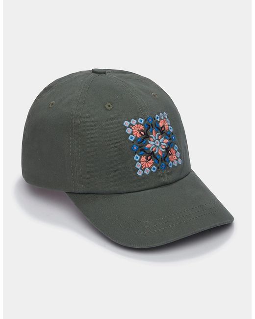aubi Green Hendwell Washed Twill Cap for men