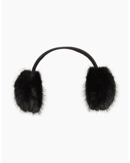 Mountain Warehouse Black Faux Fur Earmuffs