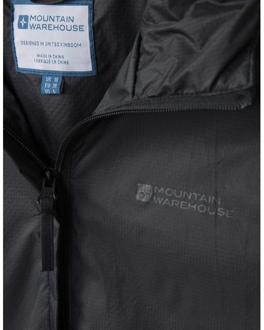 Mountain Warehouse Black Torrent Waterproof Jacket for men