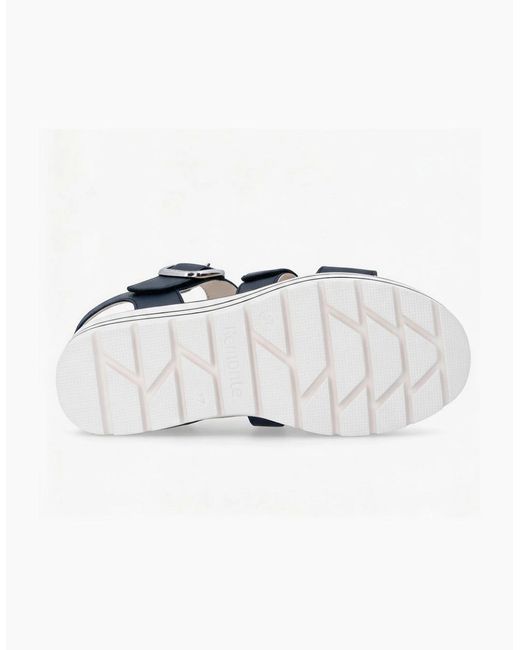 Remonte Blue D3N50 Ankle Strap Sandals