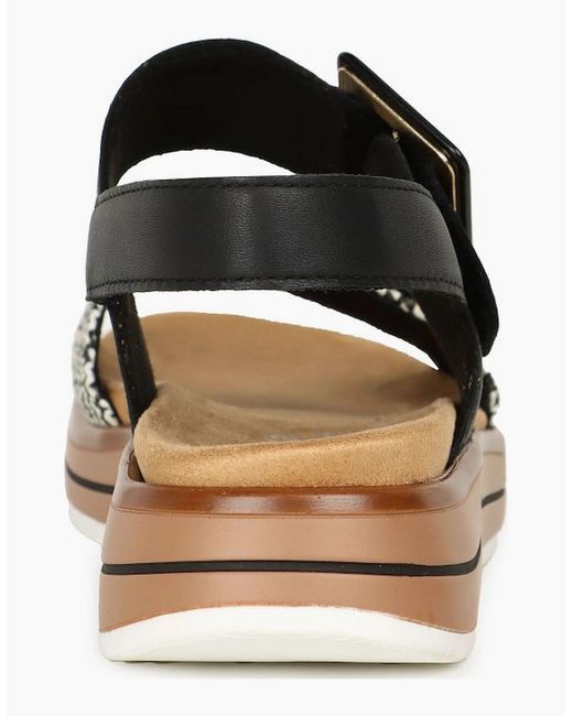 Remonte Black Manila Sandals