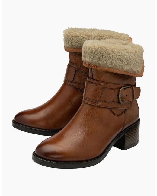 Lotus Brown Osmond Calf Boots