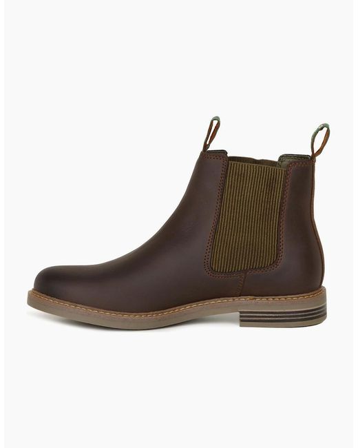 Barbour Brown Farsley Chelsea Boots for men
