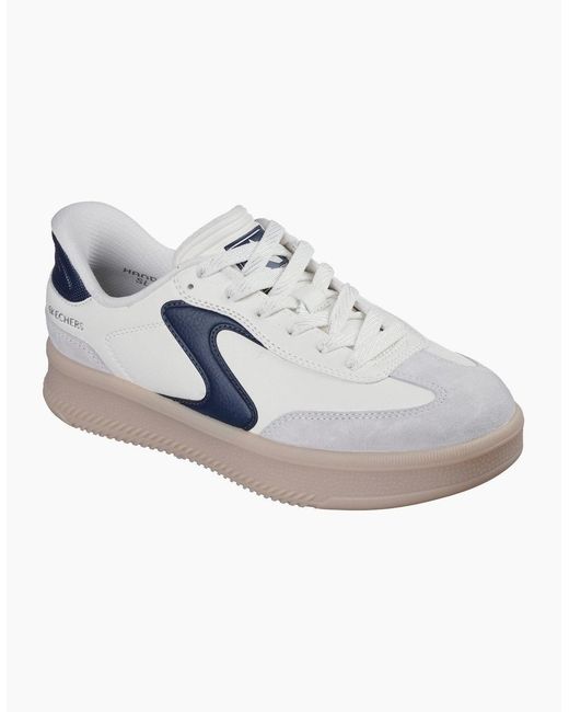 Skechers White Hotshot Hi