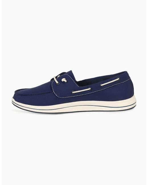 Clarks Blue Brinkley Edge Canvas Shoes
