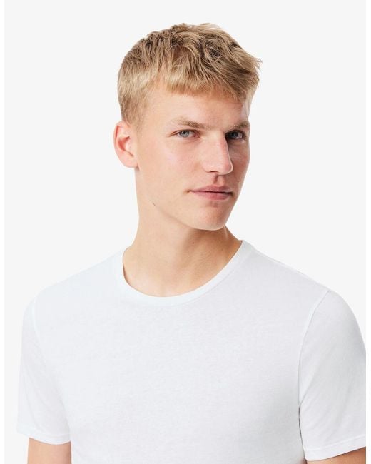 Lacoste Black 3-Pack Plain T-Shirts for men