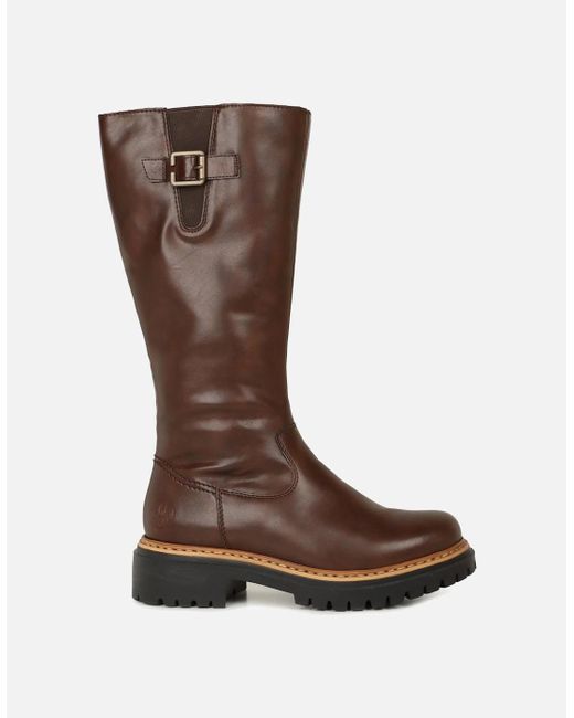 M Ripon 551 Rieker Ripon (M) Knee High Boots in Brown | Lyst UK