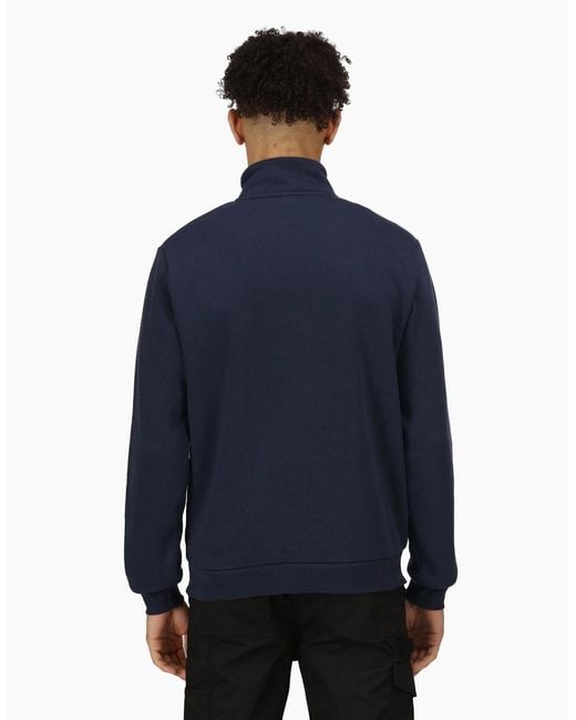 Regatta Blue Professional Quarter Zip Sweatshirt for men