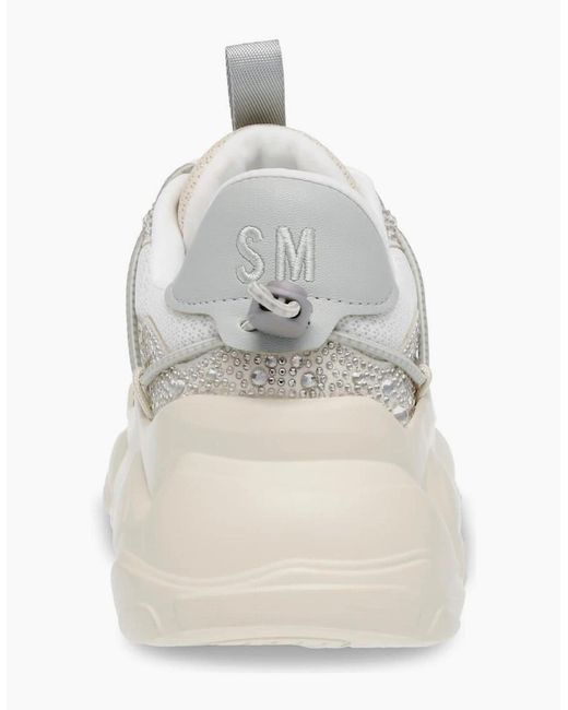 Steve Madden White Spec R Chunky Trainers