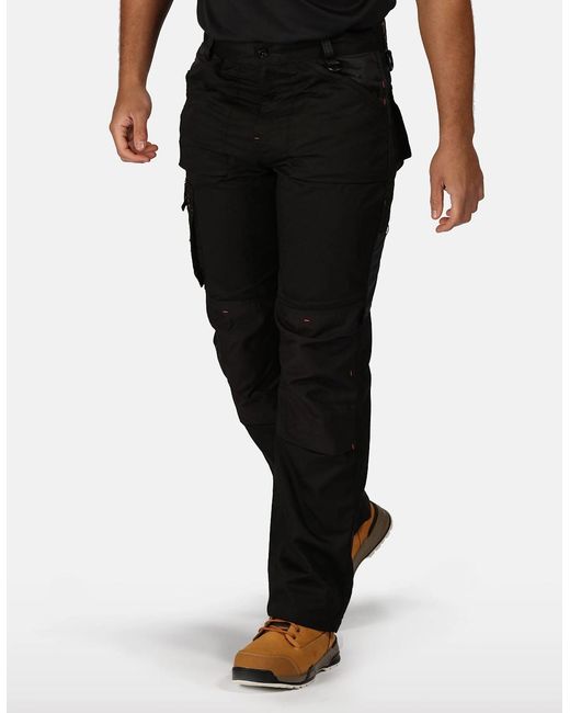 Regatta Black Professional Work Trousers for men