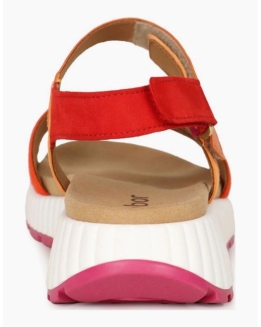 Gabor White Gifted Wedge Heel Sandals