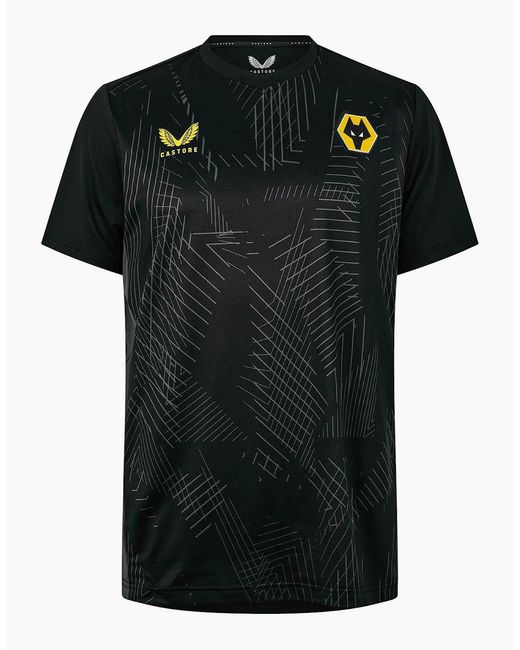 Castore Black Wlvs Tshirt for men