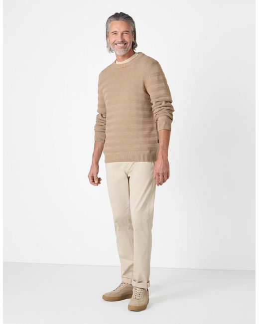 Oliver Sweeney Natural 100% Cotton Crew Neck Jumper for men
