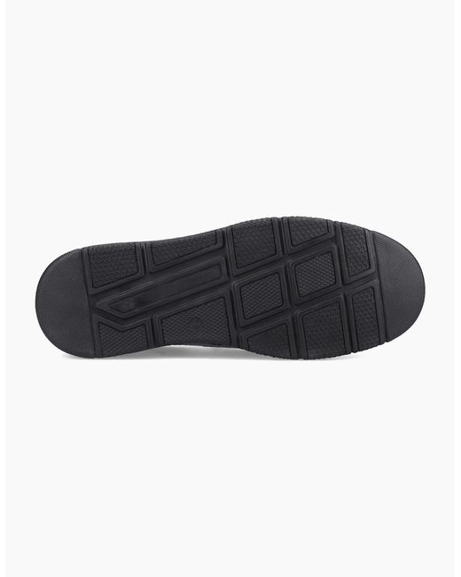 Hush Puppies Black Franco Slip On Leather Loafers for men