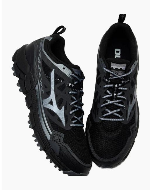Mizuno Black Daichi Ls/Metallic/Iron Gate Trainers